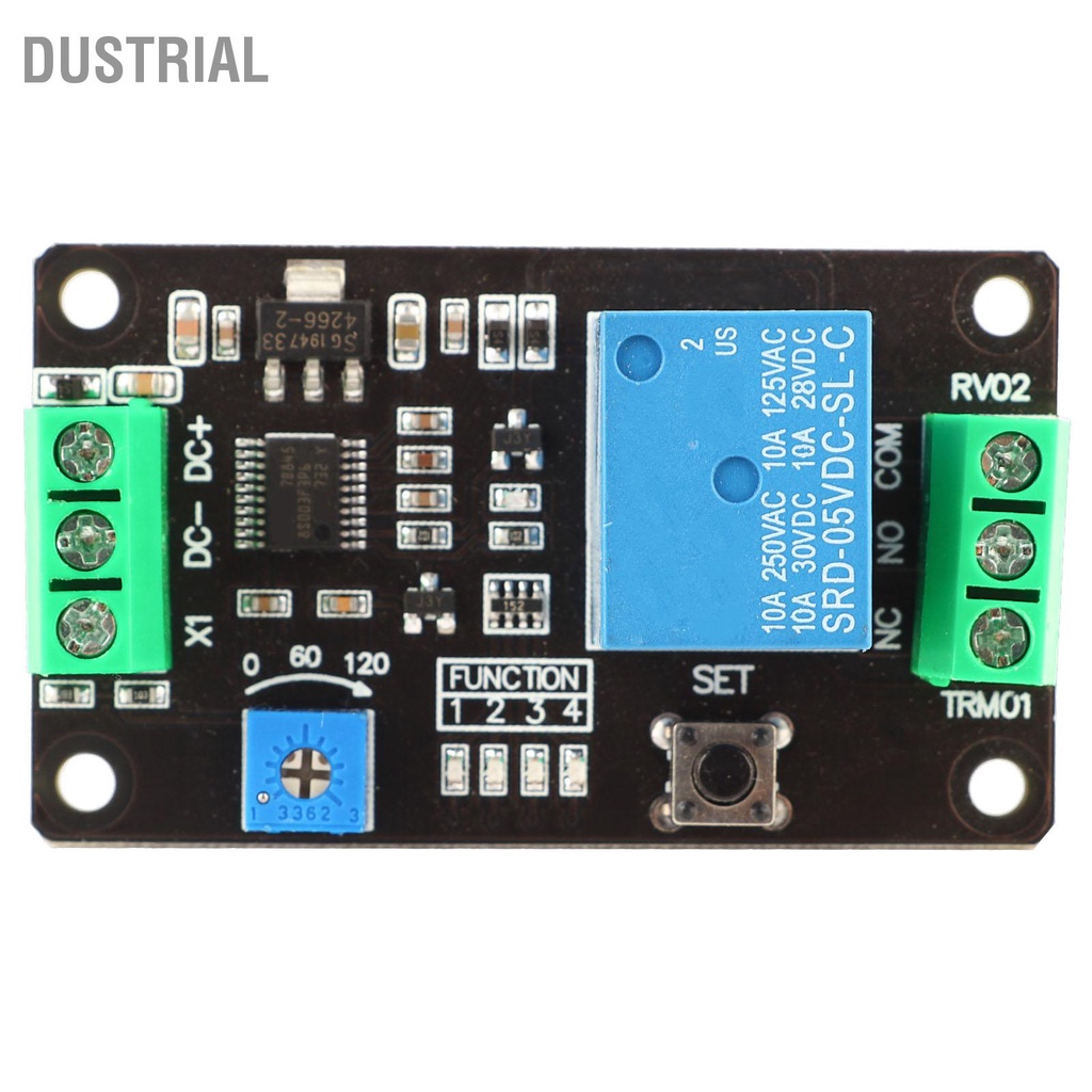 Hẹn Giờ Trễ Rơ Le Tự Khóa Bật Tắt Super 555 DC 5V/12V/24V Dustrial A.