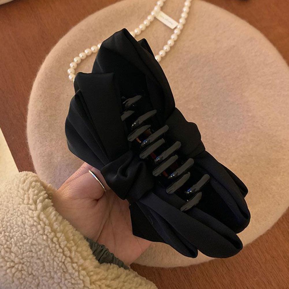 Kẹp Tóc Hình Nơ Lớn Phong Cách Hàn Quốc Dành Cho Nữ H7L9