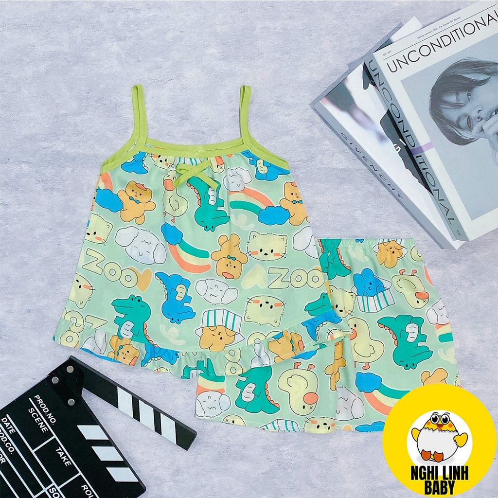 Đồ tole bé gái, bộ đùi dây cho bé quần đùi có size từ 12kg đến 42kg - Nghi Linh Baby