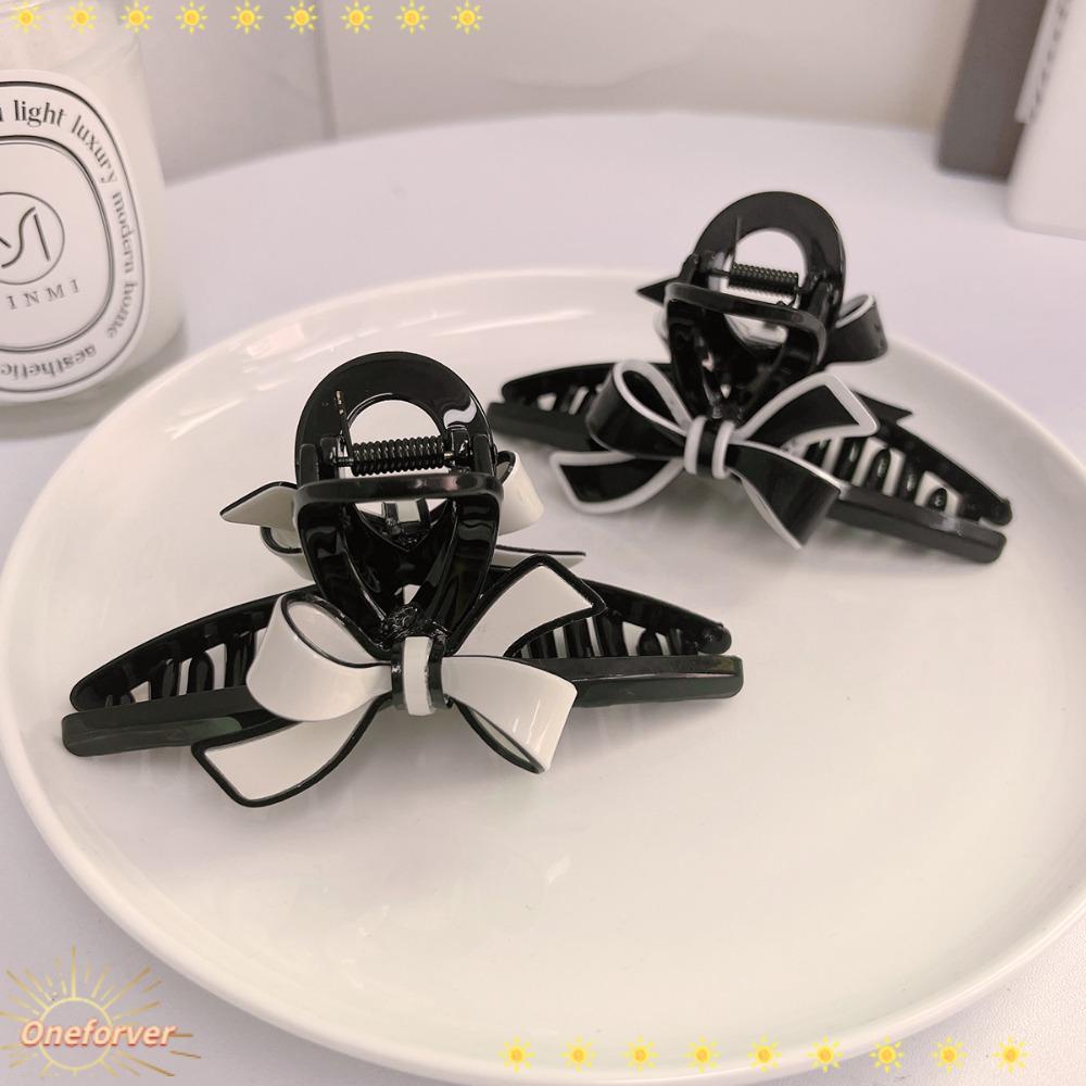 Set 2 Kẹp Tóc Càng Cua Bằng Acrylic Thời Trang Thanh Lịch