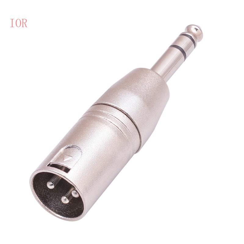 Đầu Nối Chuyển Đổi 1 4 6 35mm Male Sang 3Pin XLR Male Cho Micro