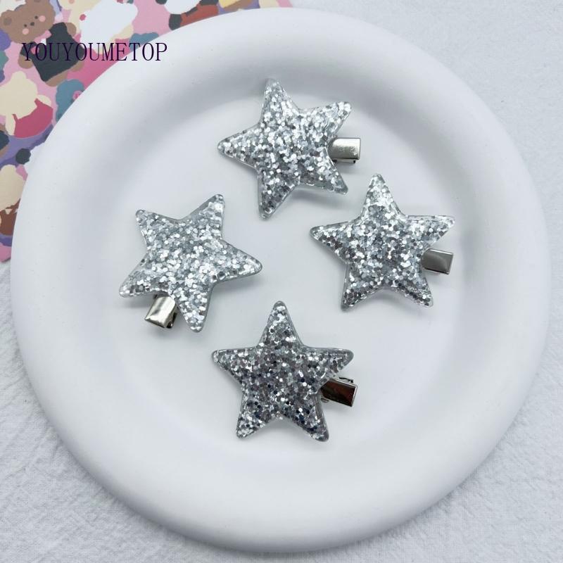 1 / 5 / 10 Kẹp Tóc Hình Ngôi Sao Năm Cánh Y2K Thời Trang