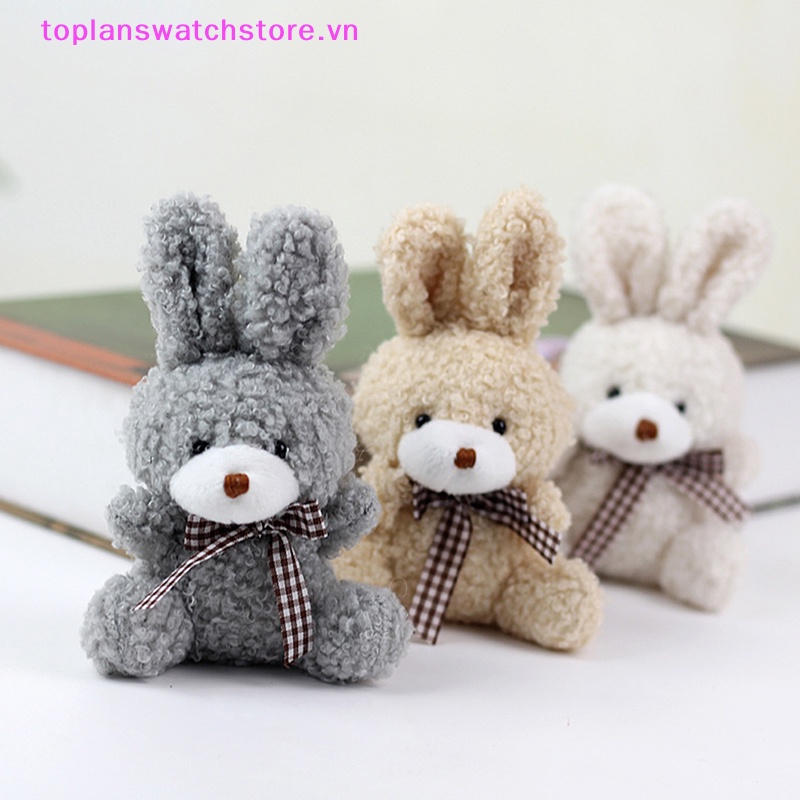 Móc Khóa Hình Thỏ Nhồi Bông 11Cm Dễ Thương