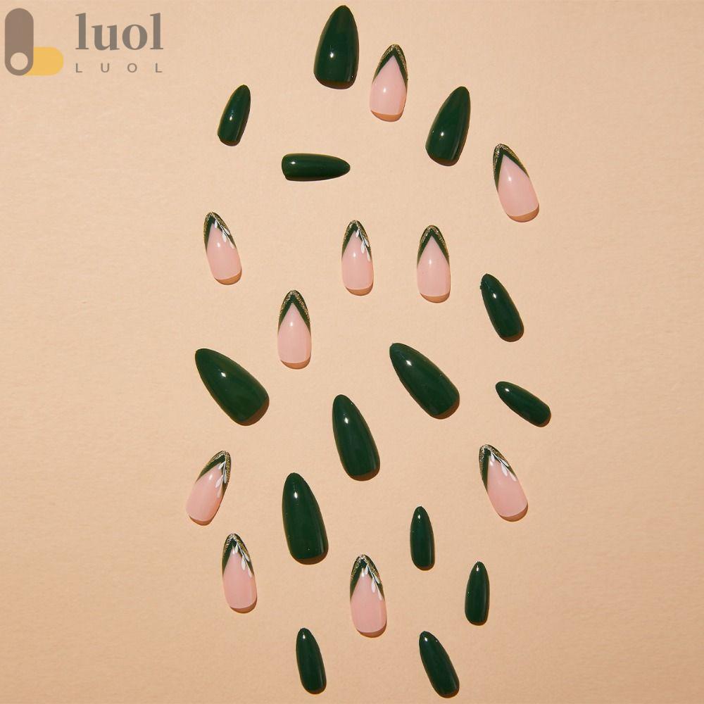 Bộ Móng Tay Giả Dạng Nhấn Phong Cách Pháp DIY