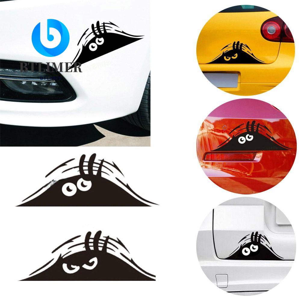 Đề Can Dán Trang Trí Xe Hơi Hình Đôi Mắt To 3D Chống Thấm Nước