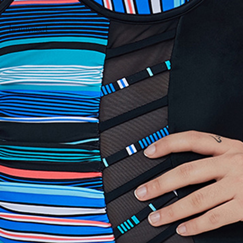 Bộ Đồ Bơi Một Mảnh Hở Lưng Co Giãn Tốt Thời Trang Mùa Hè Cho Nữ Size L Đến 3XL