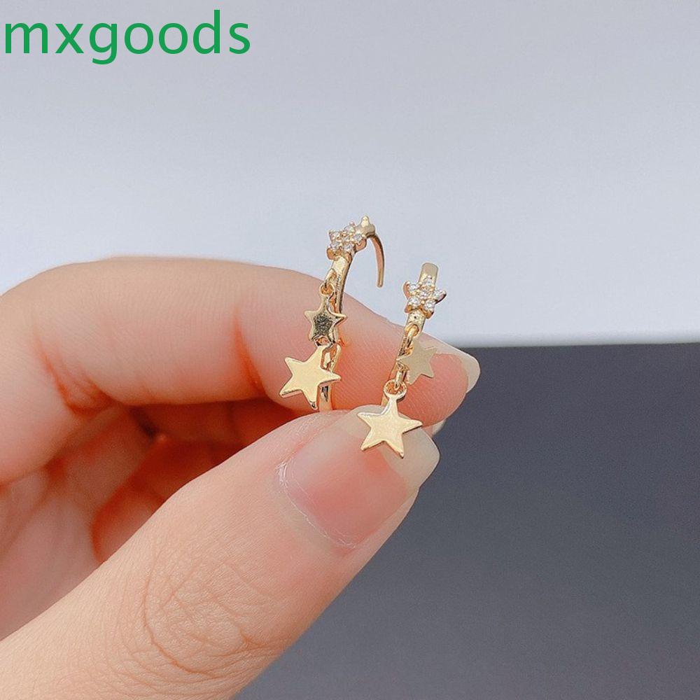 Khuyên Tai Dạng Vòng Hình Ngôi Sao Kiểu Mới Cho Nữ