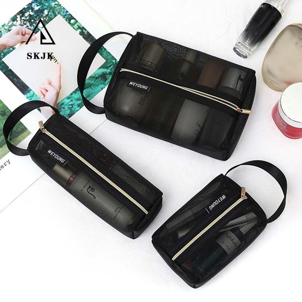 Túi lưới SKJK đựng mỹ phẩm sức chứa lớn tiện dụng khi đi du lịch