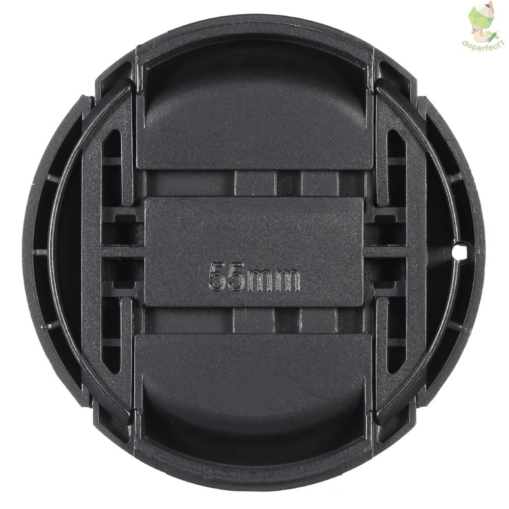 55mm Center Pinch Snap-on Lens Cap Cover Keeper Holder for    Olympus DSLR Camera Camcorder   Came-6.5