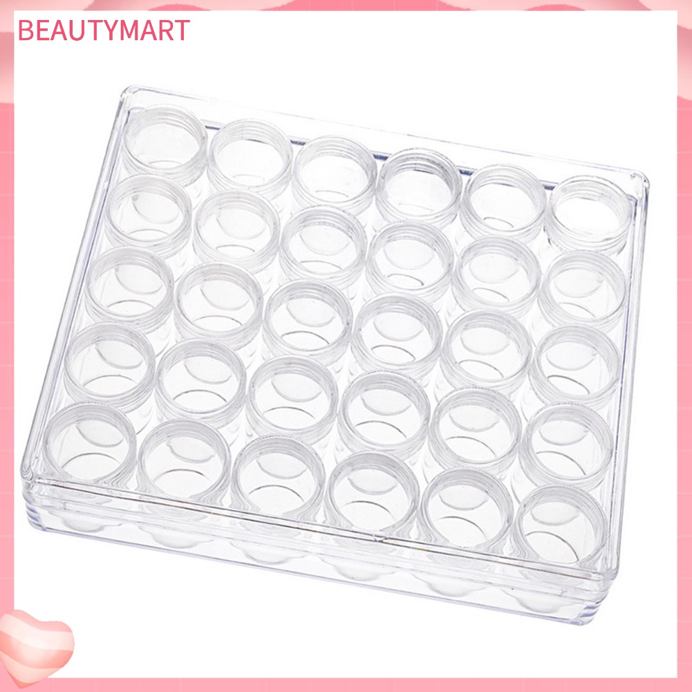 Set 30 Hộp Nhựa Trong Suốt Đựng Trang Sức / Móng Tay Tiện Dụng