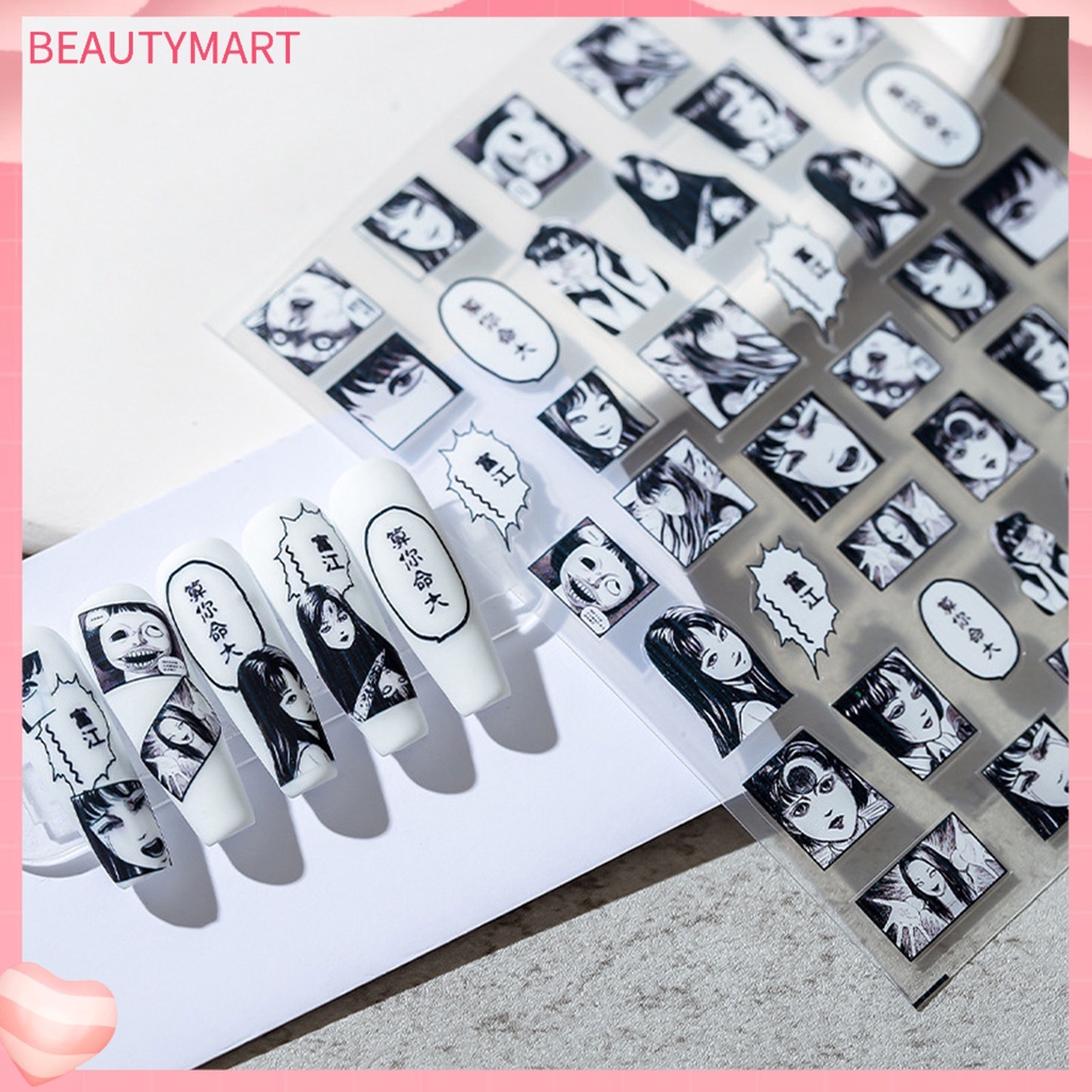 Miếng Dán Trang Trí Móng Tay Tự Dính Siêu Mỏng Họa Tiết Tinh Tế Quyến Rũ Dễ Sử Dụng