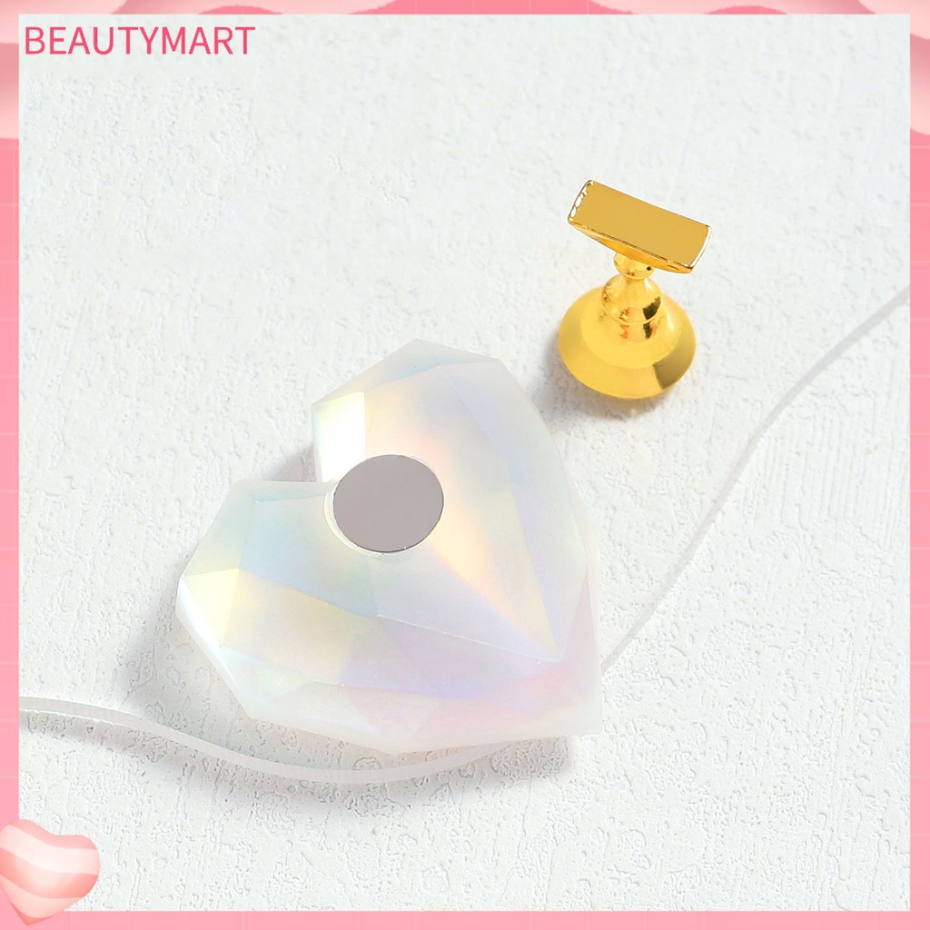 Giá Đỡ Trưng Bày Móng Tay Giả Hình Trái Tim Có Giác Hút Mạnh Dành Cho Nữ