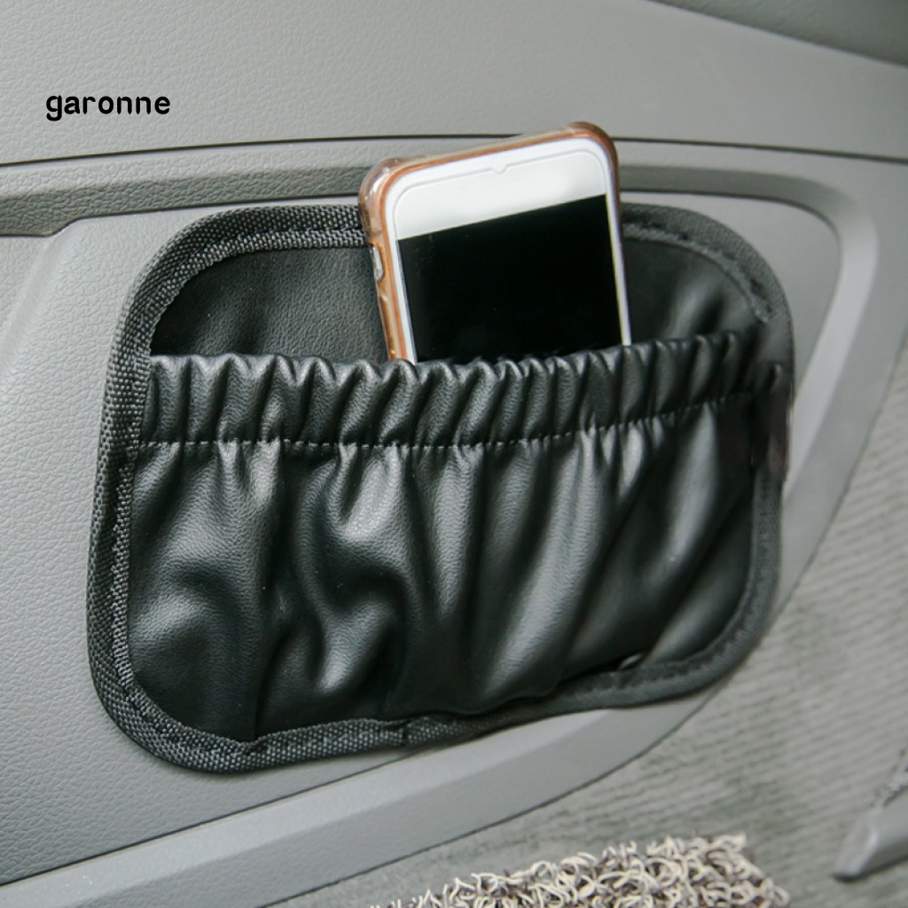 Túi Giả Da Dán Cửa Xe Hơi Đựng Đồ Đa Năng