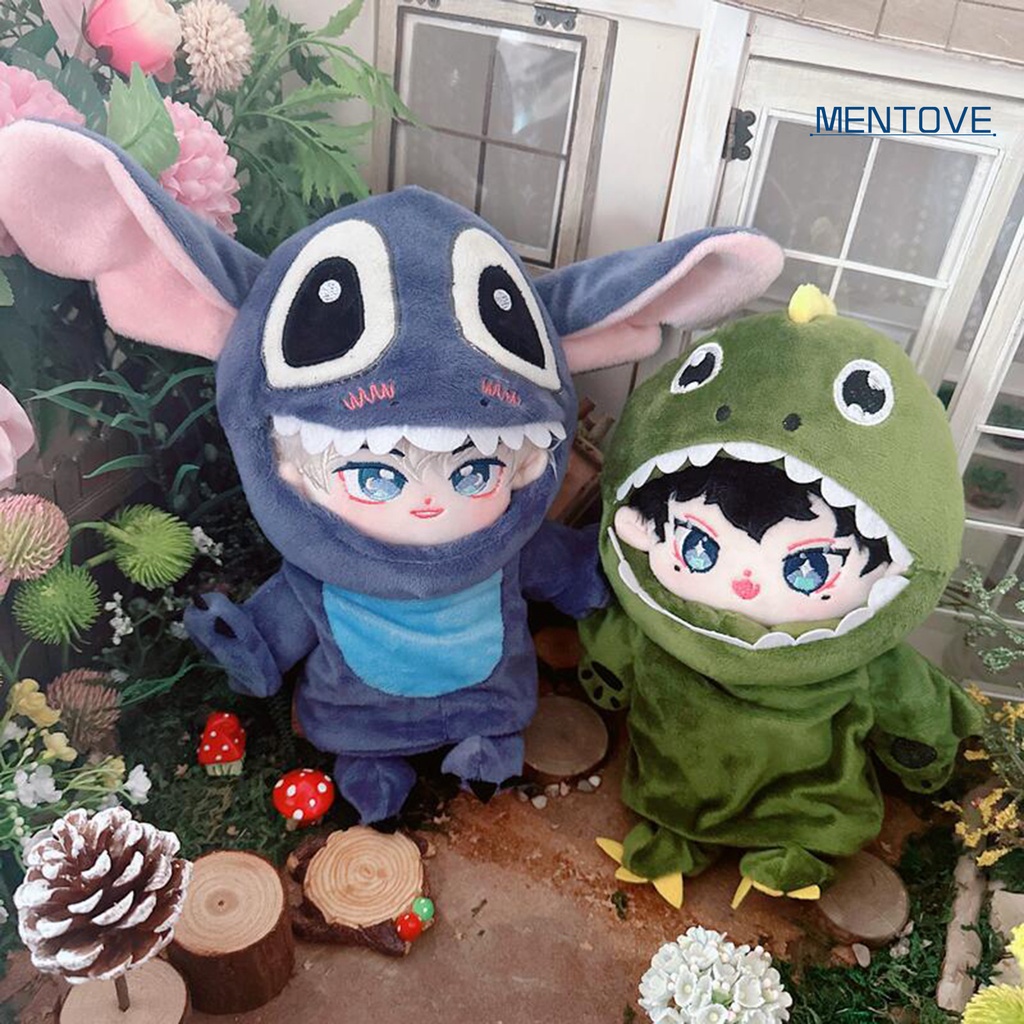 1 Bộ Quần Áo Búp Bê 20cm Bằng Vải Không Thấm Dầu Thoáng Khí Dễ Thương