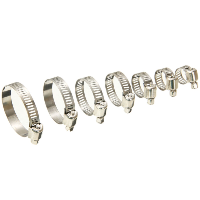 Set 60 Vòng Kẹp Ống Nước Bằng Thép Không Gỉ Thay Thế Tiện Dụng