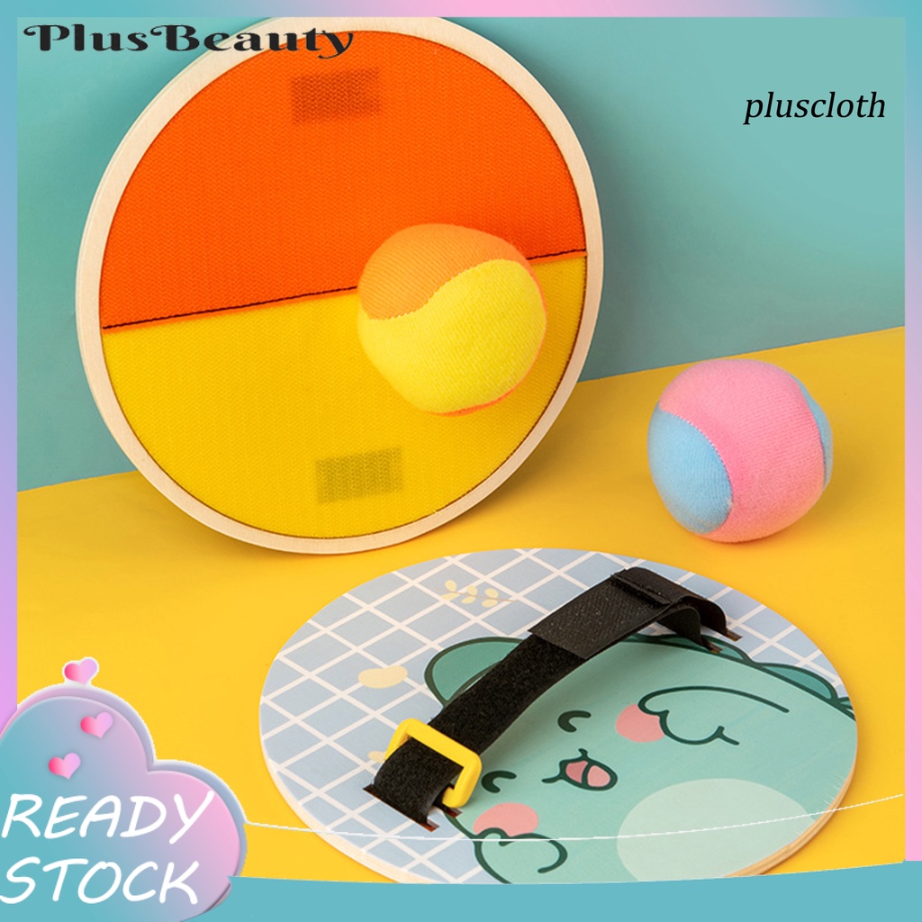 1 Bộ Đồ Chơi Bắt Bóng Dính Mềm Nhỏ Gọn Họa Tiết Hoạt Hình Vui Nhộn Cho Bé