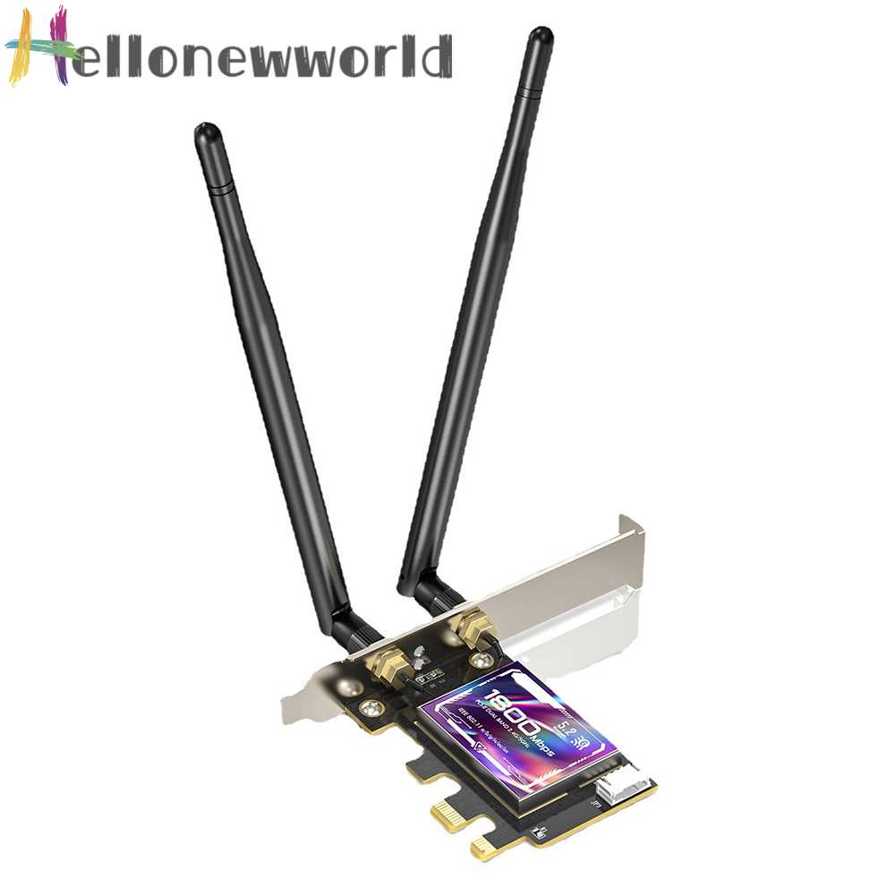 Bộ Chuyển Đổi WiFi 802.11N / G / B / A / AC / AX WIFI6 / Bluetooth 5.2 Cho Windows 10 / 11