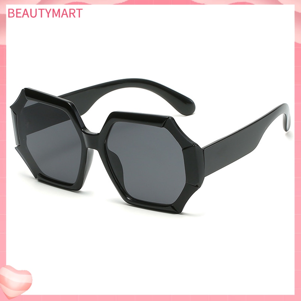 Kính Mát Gọng Lớn Chống Tia UV Màu Sắc Tương Phản Thời Trang Cho Nữ