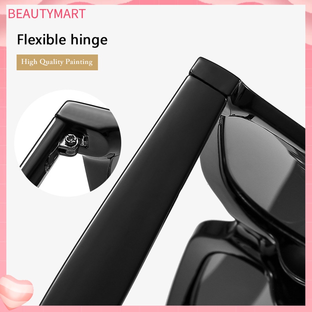 Kính Mát Gọng Vuông Lớn Chống Tia UV / Gió Thời Trang Đi Biển