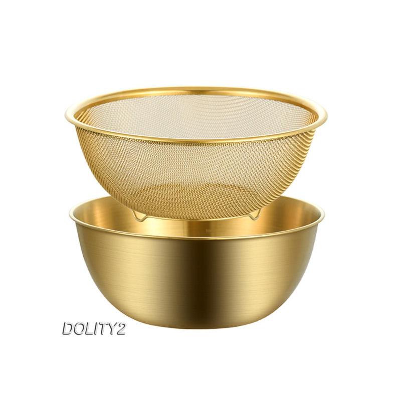 [Dolity2] Rổ Rửa Trái Cây Bằng Thép Không Gỉ