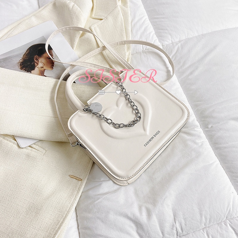 SISTER túi nữ túi đi tiệc túi xách túi totetúi nữ đeo chéo Túi Xách Đeo Chéo Nữ L21T0VH