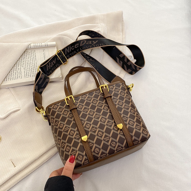 Túi tote Đeo Vai Cỡ Lớn Đính Đá Kim Cương Phong Cách retro Thời Trang Cao Cấp Cho Nữ