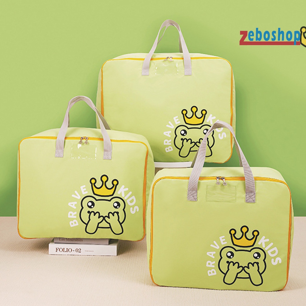 Túi Đựng Chăn Mền Bằng Polyester Chống Mòn In Hoạt Hình Dễ Thương Cho Bé Mẫu Giáo