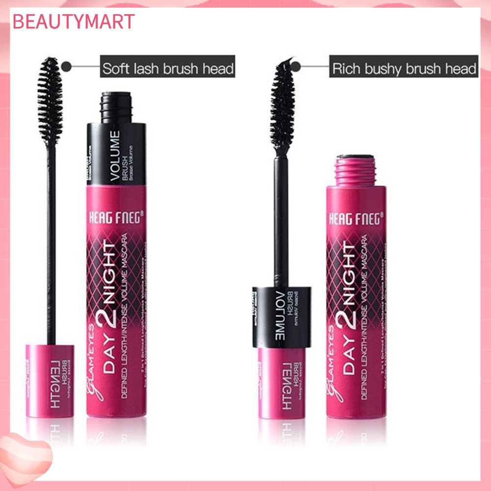 Mascara beautymart 2 Trong 1 Chống Thấm Nước Không Nhòe Chuốt Dài Dày Và Cong Mi