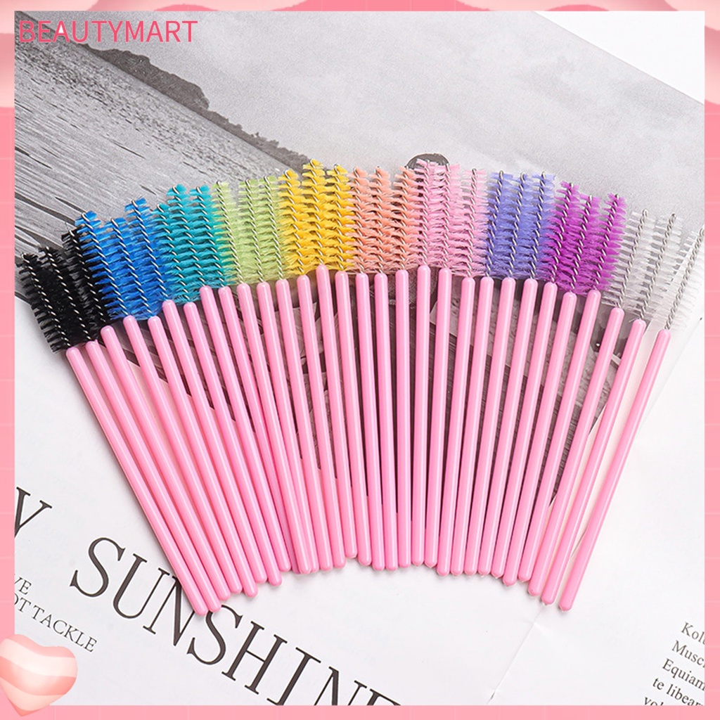 Túi 50 Cọ Chải Lông Mi Bằng Nhựa Sử Dụng Một Lần