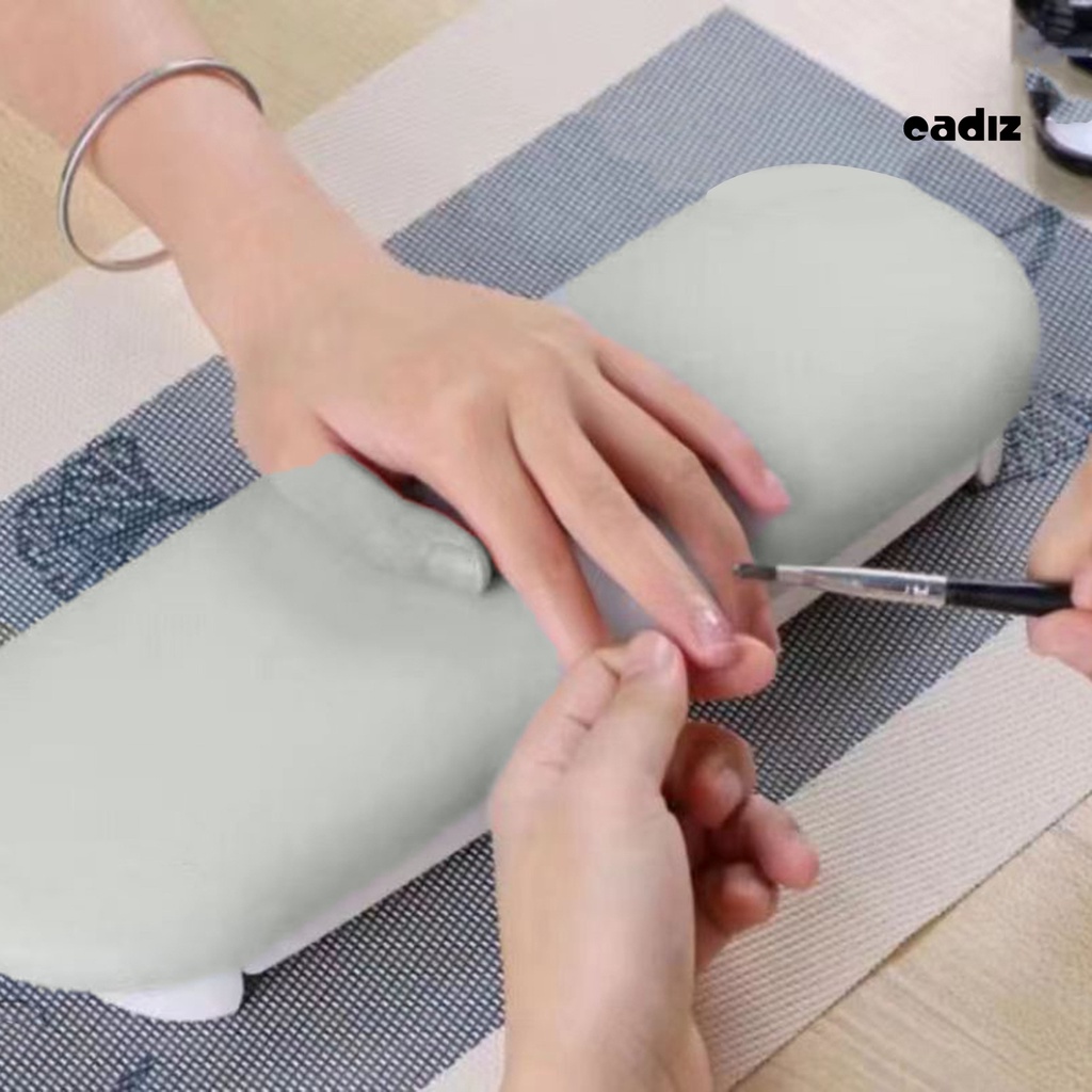 Đệm Kê Tay Bằng Da Giả Có Thể Điều Chỉnh Chiều Cao Để Bàn Làm Móng