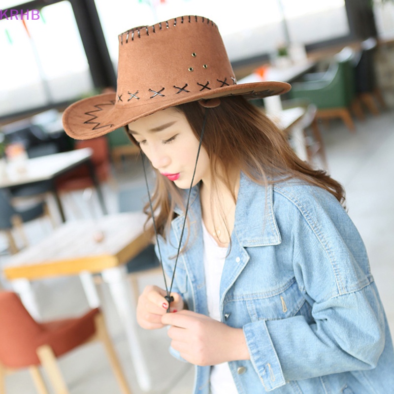 Mũ Cao Bồi Vành Cong Che Nắng Hóa Trang Tiệc Sinh Nhật / KRHB Mới