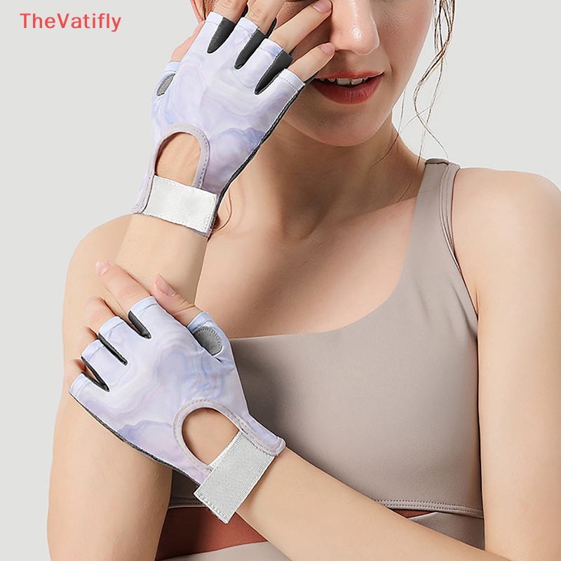 1 Đôi Găng Tay Thể Thao Nửa Ngón Chống Trượt Thoáng Khí