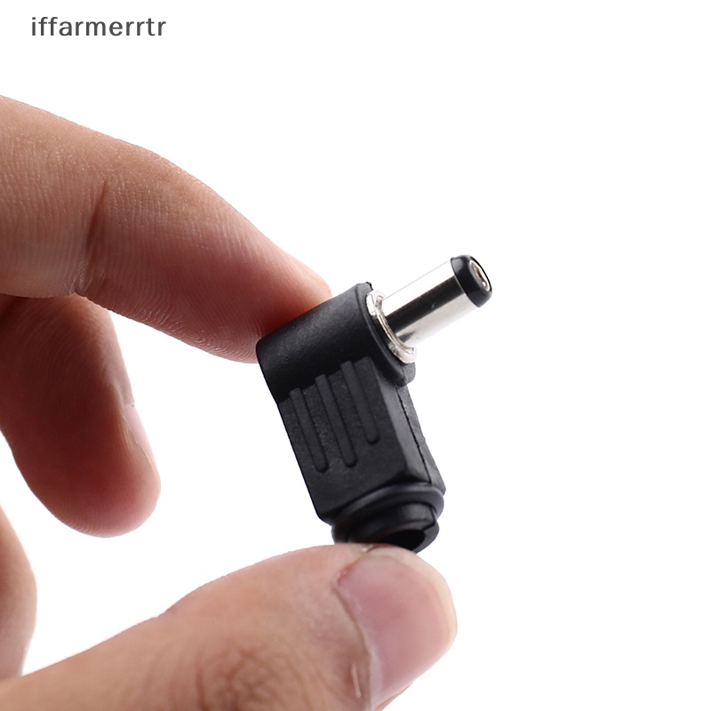 Bộ 2 Jack Cắm Đơn Chữ L 90 Độ 5.5X2.1Mm / 2.5mm DC