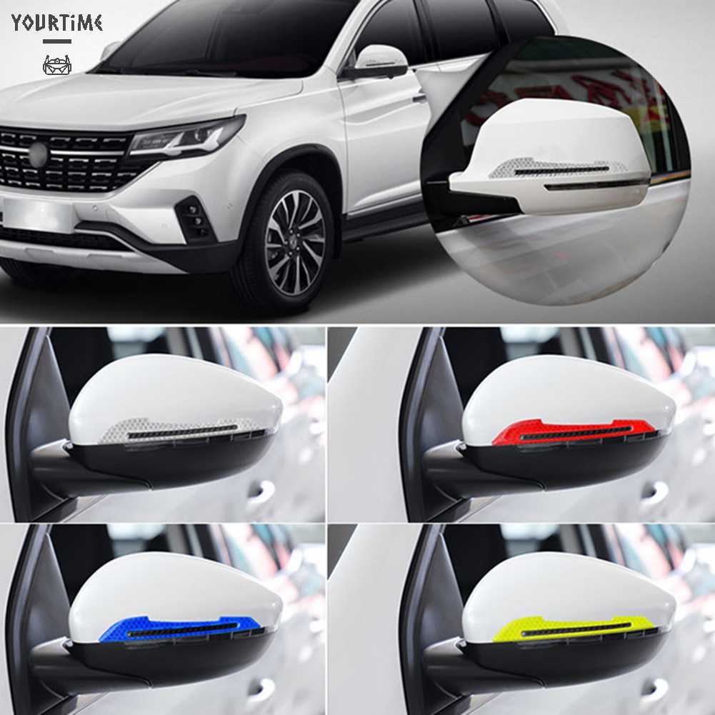 Bộ 2 Miếng Dán Phản Quang Cảnh Báo An Toàn Cho Gương Chiếu Hậu Xe Hơi