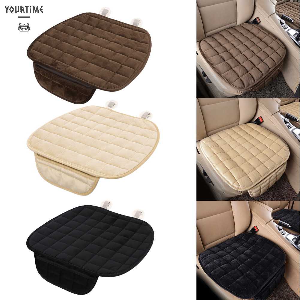 Vỏ Bọc Đệm Ghế Ngồi Xe Hơi Bằng Vải Bông Giữ Ấm Mùa Đông Chống