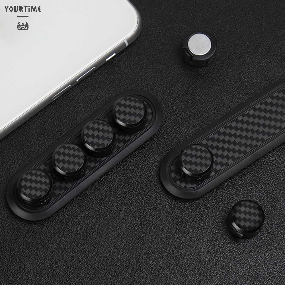 Kẹp Cố Định Dây Cáp USB Từ Tính Bằng Sợi Carbon Tiện Dụng