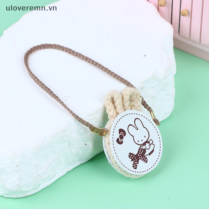 Túi cói Vai Đan Lát Hình Tròn Cho Búp Bê Tỷ Lệ 1 / 12