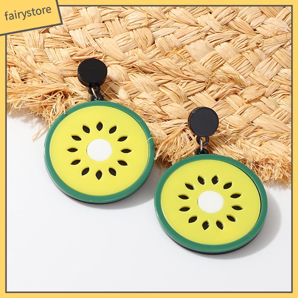 Bông Tai Xỏ Hình Trái Cây Vui Nhộn Dành Cho Nữ