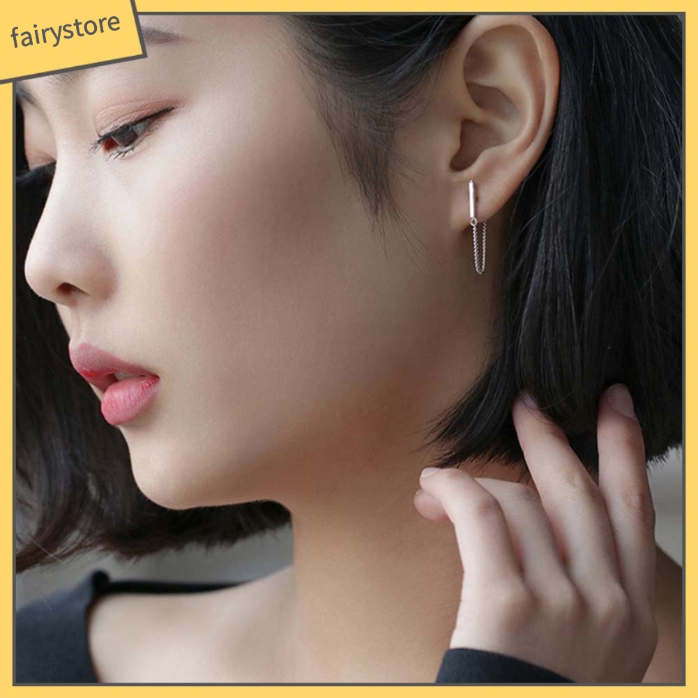 Khuyên Tai Dạng Hạt Chuỗi Tối Giản Cho Nữ [FRO]