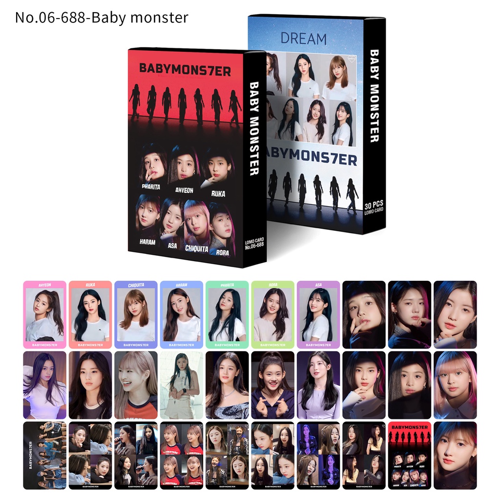 Baby Monster Album Dream Photocard Lomo Card