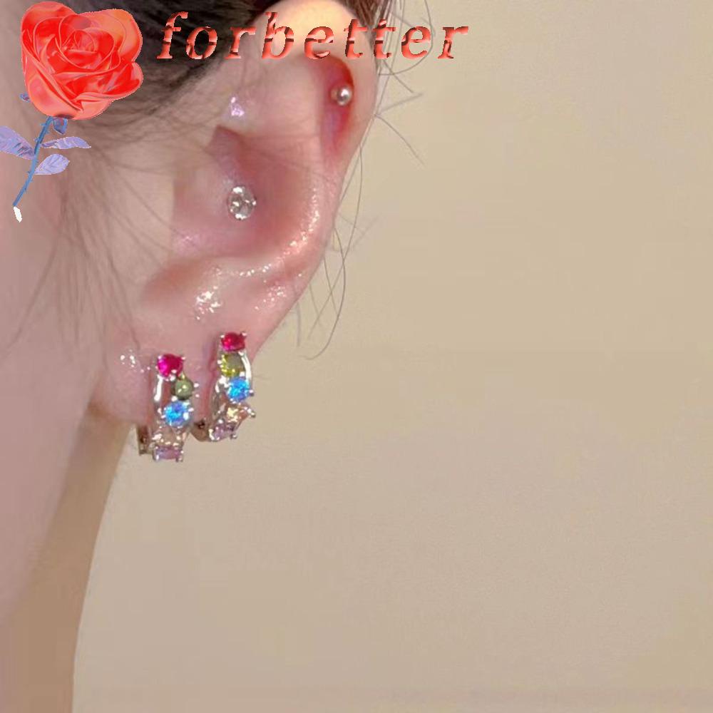 Khuyên Tai Hợp Kim Đơn Giản Thời Trang Phong Cách Hàn Quốc