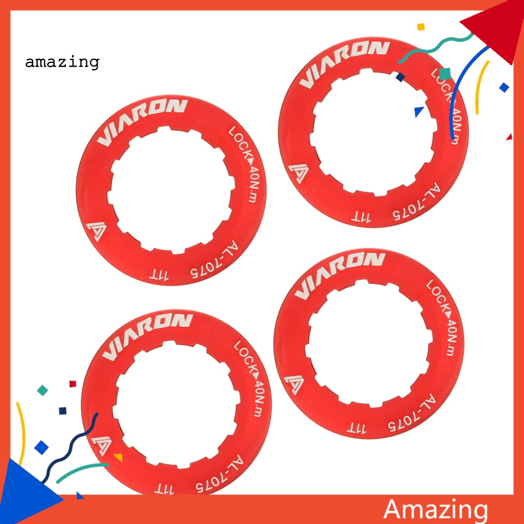 Set 4 Khóa Bánh Đà VIARON Bằng Hợp Kim Nhôm Chống Ăn Mòn Bảo Vệ Cho Xe Đạp