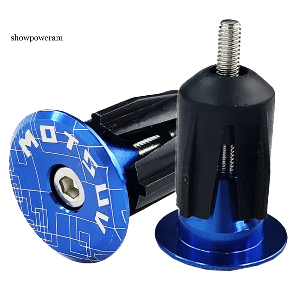 Bộ 2 Nút Gắn Tay Cầm Xe Đạp Leo Núi Bằng Hợp Kim Nhôm Chất Lượng Cao