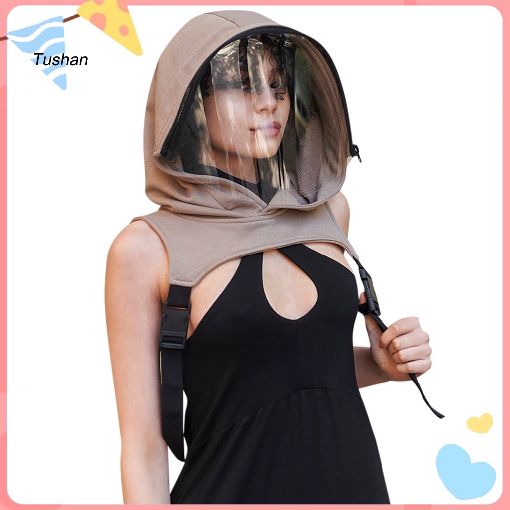 Tấm Che Mặt Có Khóa Kéo Có Thể Tháo Rời Tiện Dụng