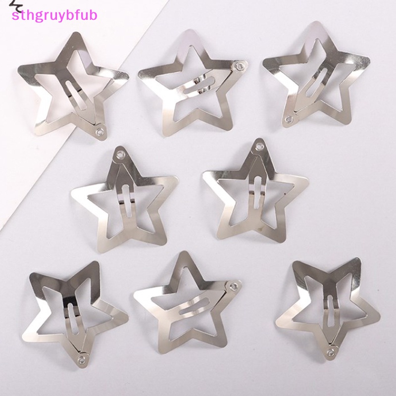 Kẹp Tóc Hình Ngôi Sao Năm Cánh Bằng Kim Loại Cho Nữ