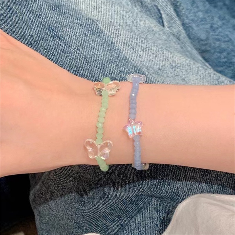 Vòng Tay Chuỗi Hạt Co Giãn Thiết Kế Đơn Giản Thời Trang