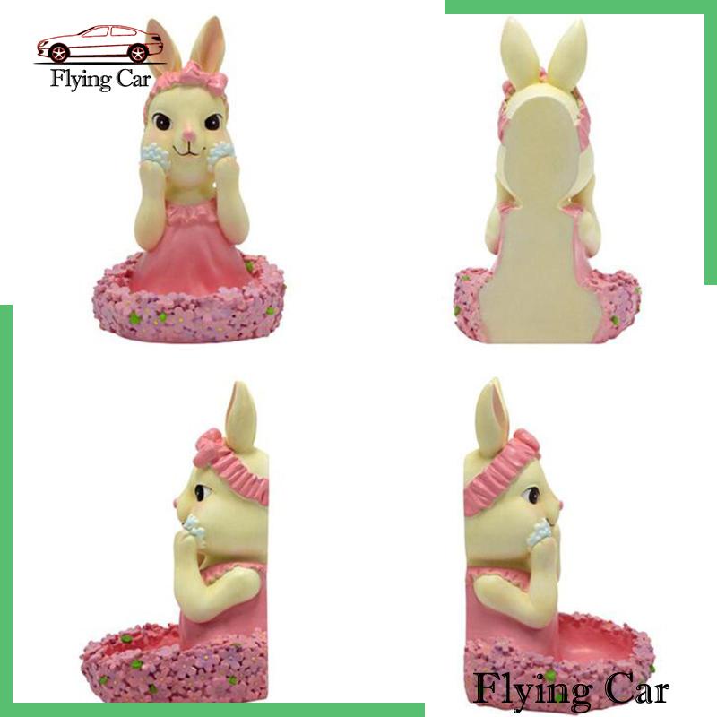 [Lzdjfmy2] Khay Đựng Trang Sức Hình Thỏ Bằng Nhựa Resin Hiện Đại Cho Phòng Khách / Văn Phòng