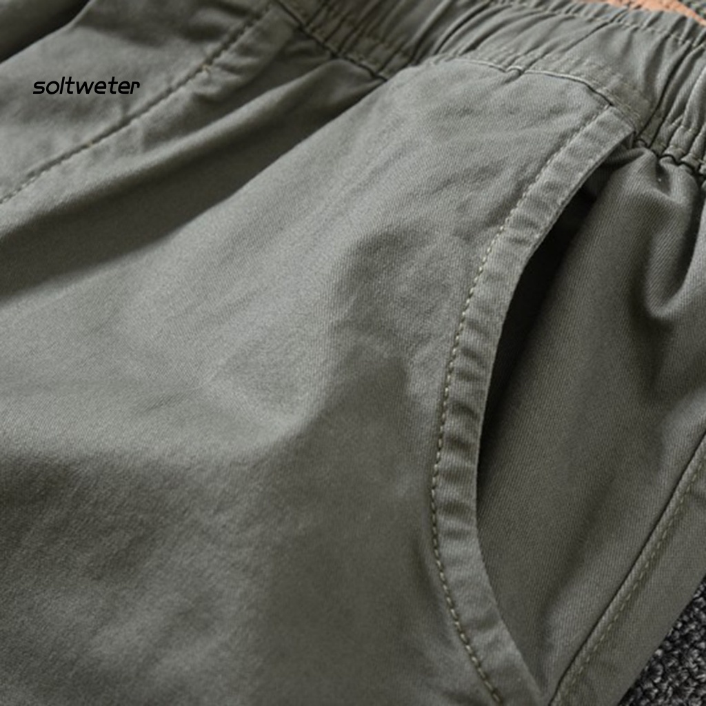 Quần Dài Lưng Thun Rút Dây Màu Sắc Đơn Giản Thời Trang Mùa Hè Cho Nam