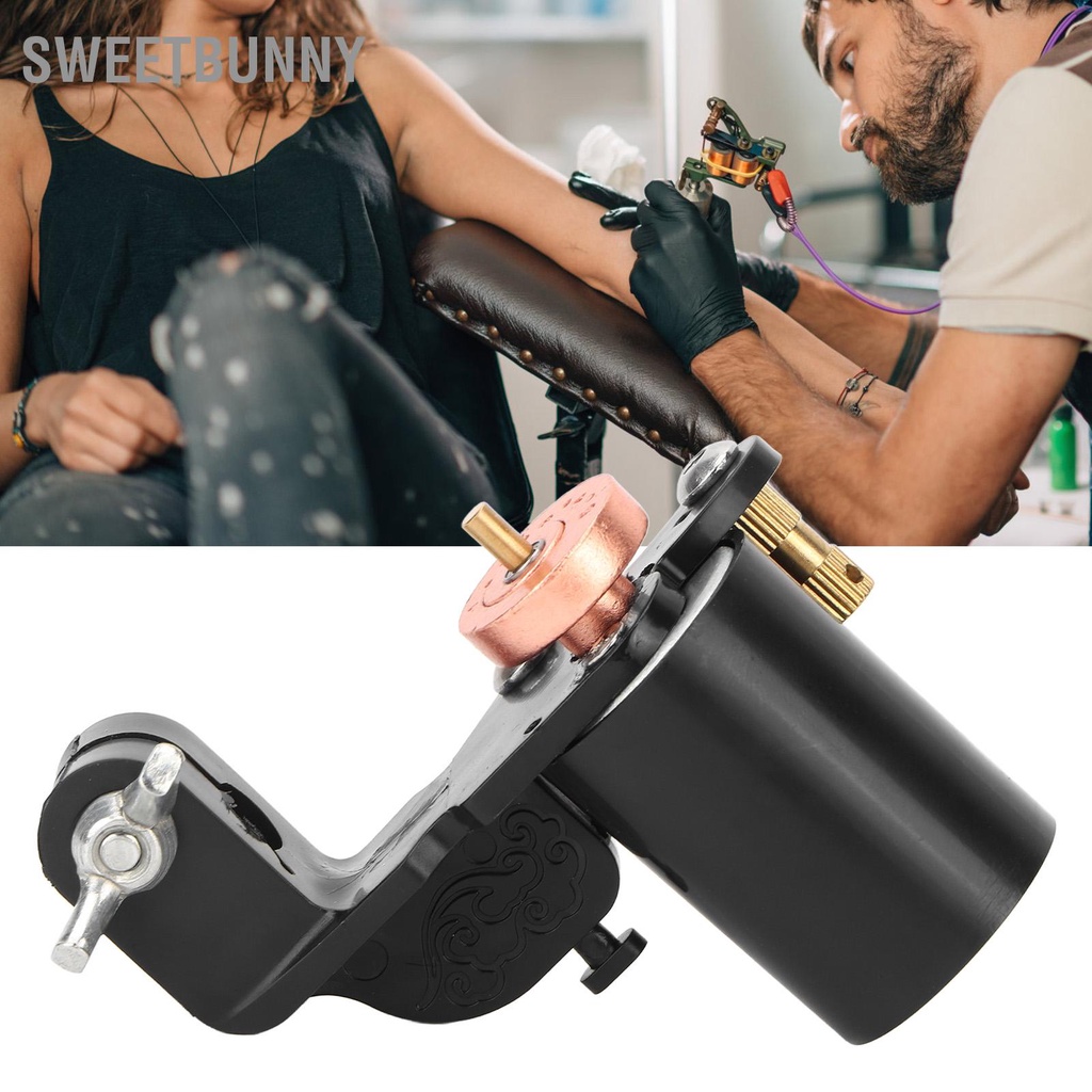 SweetBunny Hình Xăm Súng Động Cơ Đen Vòng Bi Bánh Xe Lập Dị Xoay Cho Lớp Lót Shader