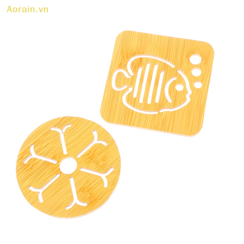 1 Miếng Lót Nồi Bằng Tre Dày Dặn Cách Nhiệt Chống Trượt